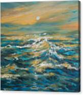 Golden Wave Canvas Print