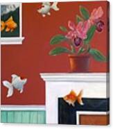 Goldfish In The House Canvas Print