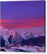 Gore Range Sunrise Canvas Print