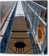 Gorge Bridge Zia Symbol Canvas Print