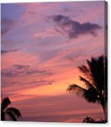 Gorgeous Hawaiian Sunset - 2 Canvas Print