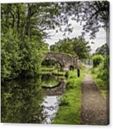 Goytre Wharf  Bridge Canvas Print