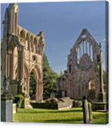 Graceful Ruins. Dryburgh Abbey. Canvas Print