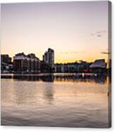 Grand Canal Dock - Dublin, Ireland - Cityscape Photography Canvas Print