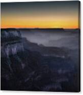 Grand Canyon At Twilight Canvas Print