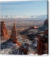 Grand Valley Winter Canvas Print