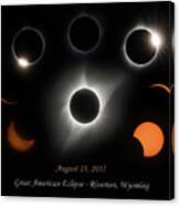 Great American Eclipse Canvas Print