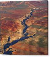 Great Canyon River Gor In Spain Canvas Print
