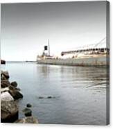 Great Lakes Freighter Missisaga Canvas Print