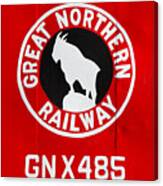 Great Northern Caboose Canvas Print