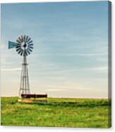Great Plains Windmill Canvas Print