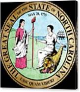 Great Seal Of The State Of North Carolina Canvas Print