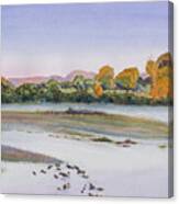 Green River Morning Canvas Print