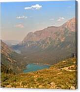 Grinnell Glacier Trail View Canvas Print