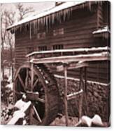 Grist Mill At Siver Dollar City Canvas Print