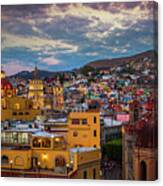 Guanajuato Evening Panorama Canvas Print