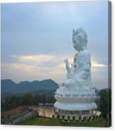 Guanyin In Chiang Rai Canvas Print