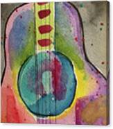 Abstract Guitar #2 Canvas Print