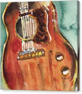 Abstract Guitar #4 Canvas Print