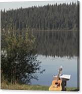 Guitar Lake Canvas Print