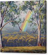 Gums With Rainbow Canvas Print