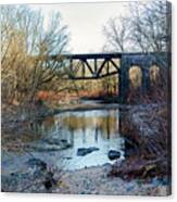 Gunpowder Falls Train Bridge - Wide View Canvas Print