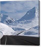 Haines Highway In The Spring Canvas Print