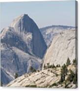 Half Dome And Yosemite Valley From Olmsted Point Tioga Pass Yosemite California Dsc04246sq Canvas Print