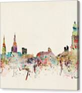 Hamburg Germany Skyline Canvas Print