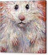 Hamster Painting Canvas Print
