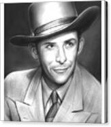 Hank Williams Canvas Print