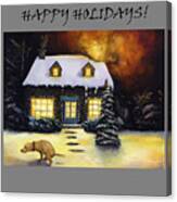 Happy Holidays Humor Canvas Print