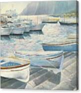 Harbor Of Capri Canvas Print
