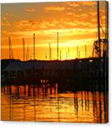 Harbor Sunset Canvas Print
