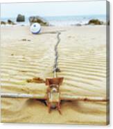 Harborview Beach Anchor Canvas Print