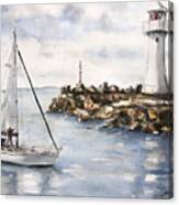 Harbour Arrival Canvas Print