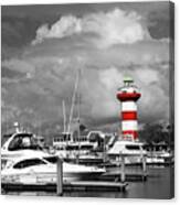 Harbourtown Clouds Canvas Print