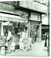 Harlem Newspaper Stand, 1939 Canvas Print