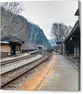 Harpers Ferry Train Station Canvas Print