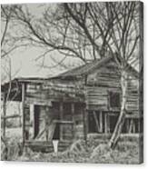 Haw River Log Home Canvas Print