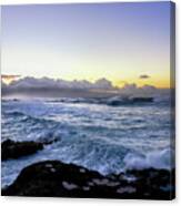 Hawaiian Big Waves Canvas Print