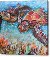 Hawksbill Sea Turtles Canvas Print