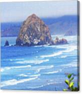 Haystack Rock Oregon Canvas Print