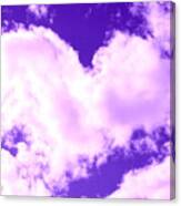 Heart Cloud In Sedona Canvas Print