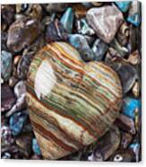 Heart Stone Canvas Print