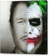 Heath Ledger / Joker Canvas Print