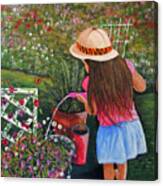 Her Secret Garden Canvas Print