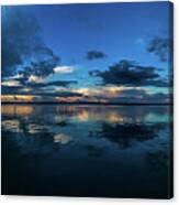 Higgins Lake Panorama Canvas Print