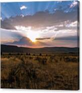 High Desert Sunset Canvas Print