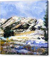 High Sierra Snow Melt Canvas Print